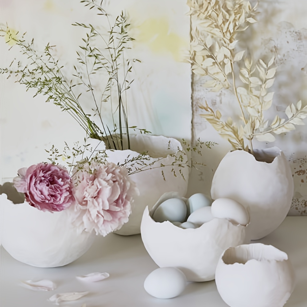 Candle Holder Supplies - [Resin Mold] Silicone Egg Mold for