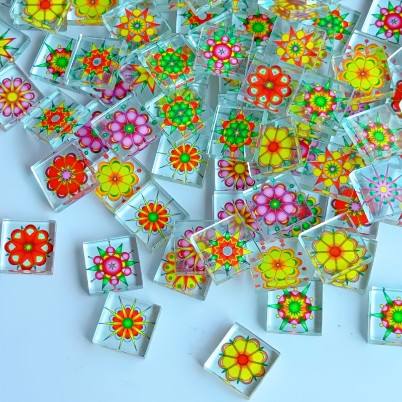 Candle Holder Supplies - 100/200 Grams of Transparent Mosaic Material,