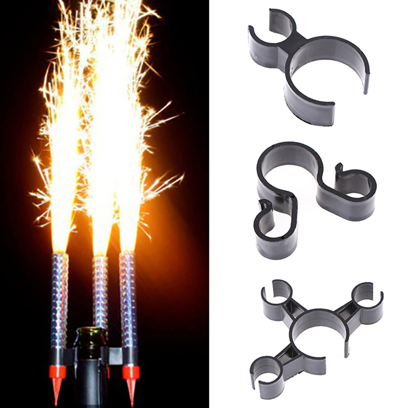 Candle Holder Supplies - Single Champagne Bottle Birthday Candle Sparkler