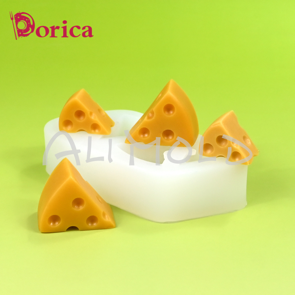 Candle Supplies Eu - 4 Holes Cheese Cube Silicone Mold
