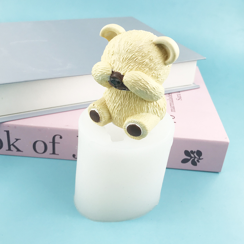 Blindfolded little bear Silico - огляд і ціна Candle Supplies Eu