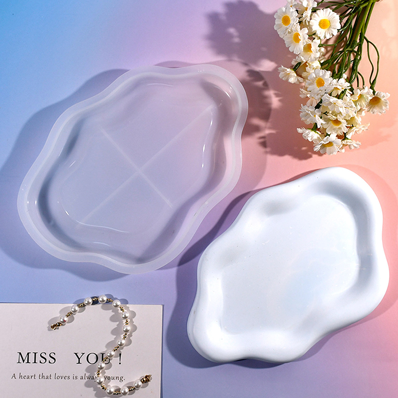 Irregular Cloud Shape Tray Sil - огляд і ціна Candle Holder Supplies