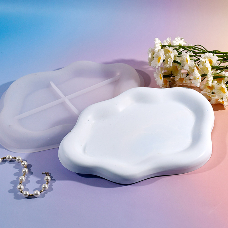 Irregular Cloud Shape Tray Sil - огляд і ціна Candle Holder Supplies