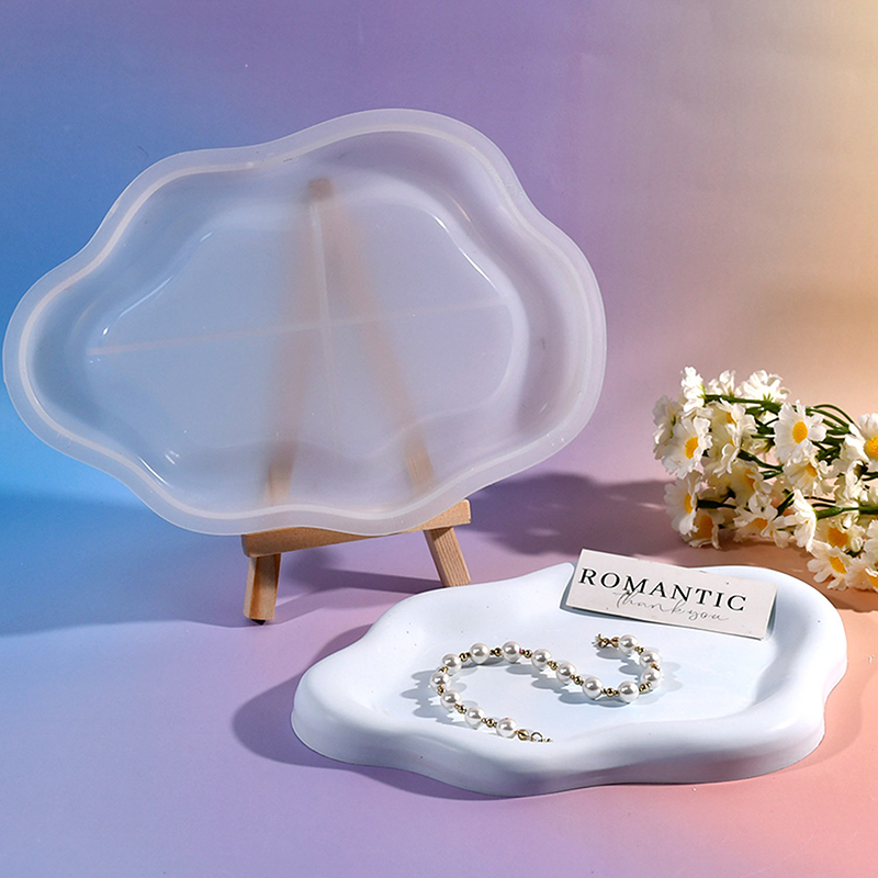 Irregular Cloud Shape Tray Sil - огляд і ціна Candle Holder Supplies