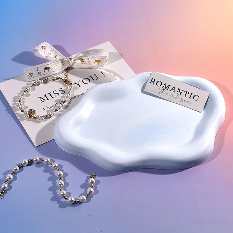 Irregular Cloud Shape Tray Sil - огляд і ціна Candle Holder Supplies