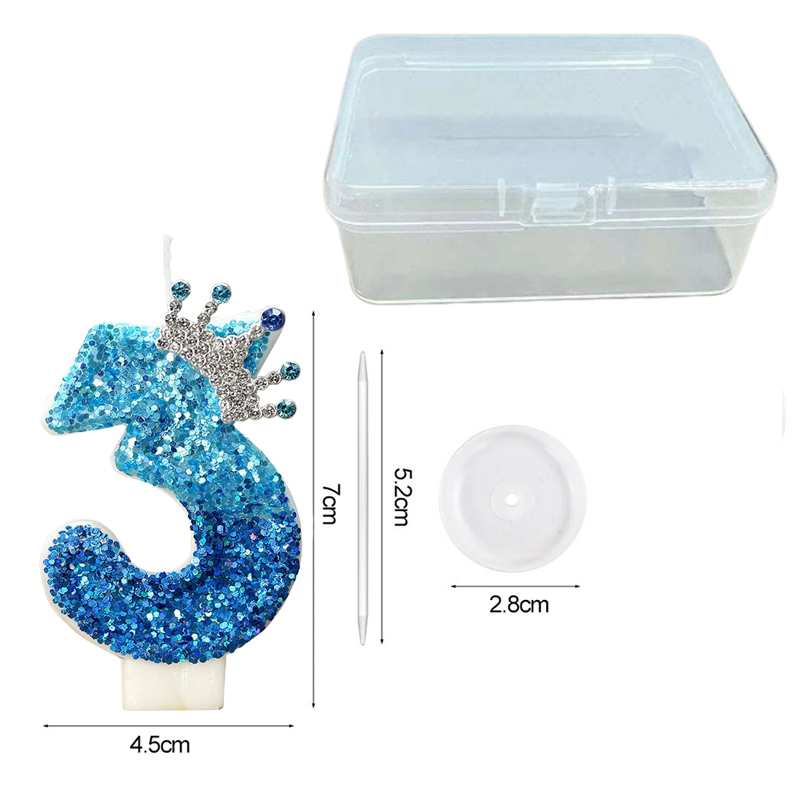 Creative Peacock Blue Crown Di - огляд і ціна Candle Supplies Usa