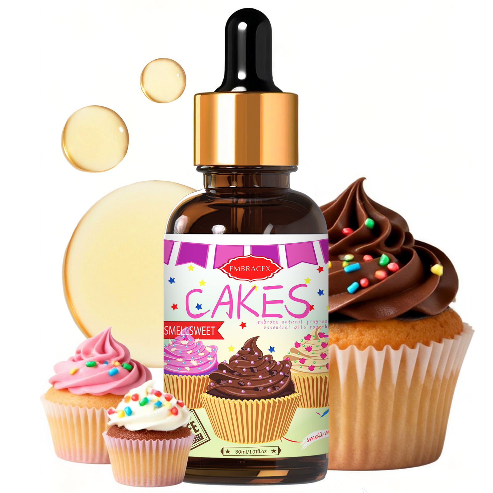 30ml Cakes Essential Oil Car S - огляд і ціна Candle Supplies Essential Oils