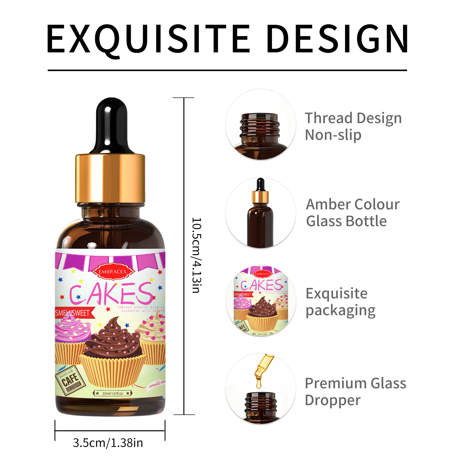 30ml Cakes Essential Oil Car S - огляд і ціна Candle Supplies Essential Oils