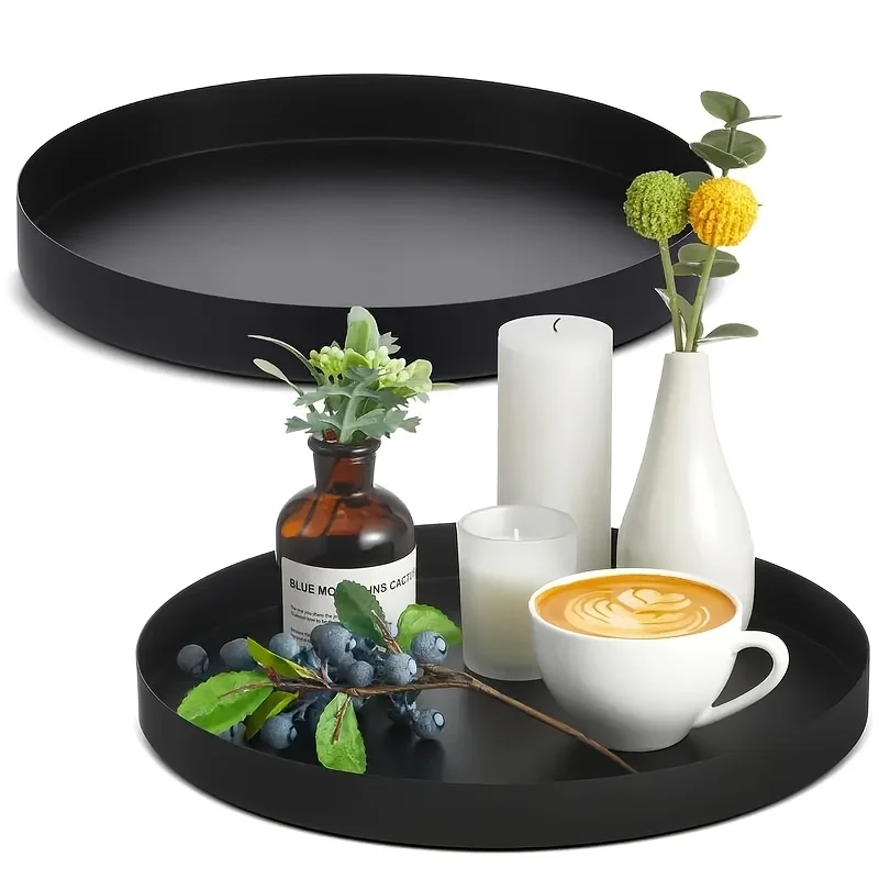 1Pc Modern black circular ABS  - огляд і ціна Candle Holder Supplies