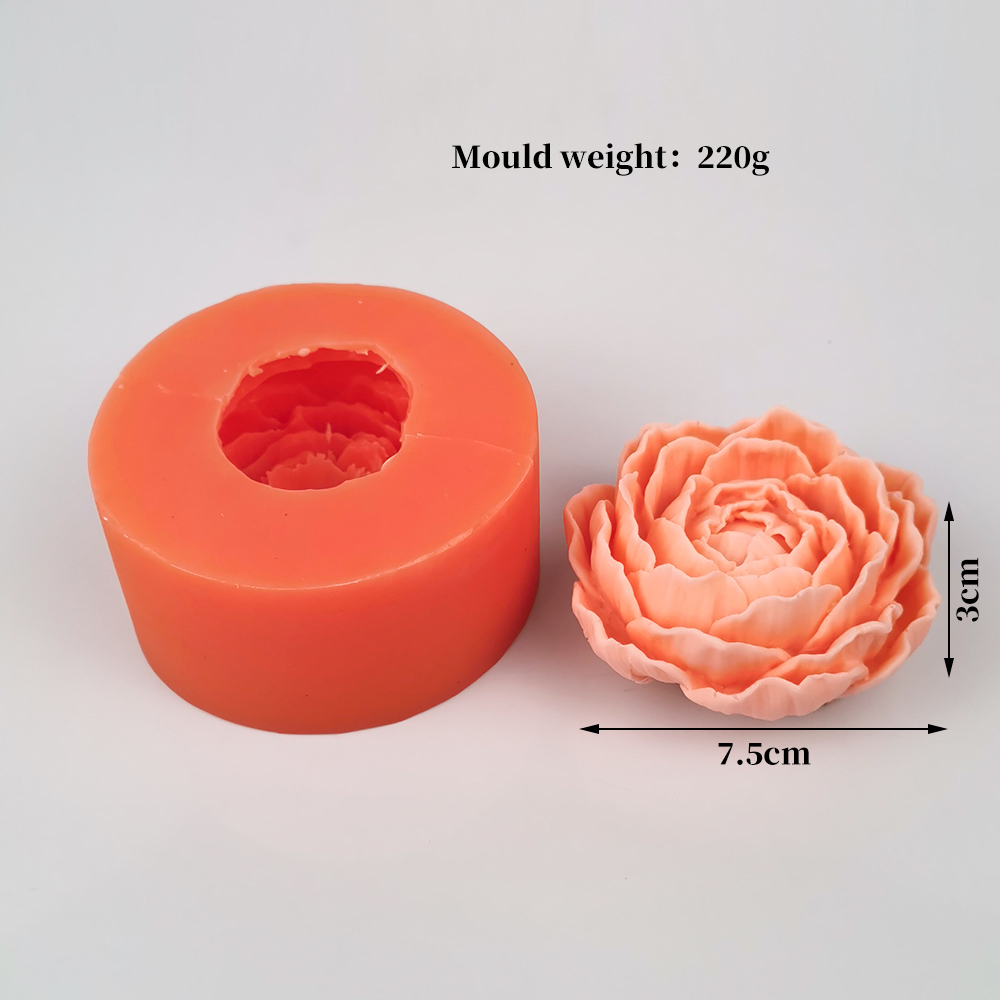 Peony Flower Candle Mold Manua - огляд і ціна Candle Supplies Eu