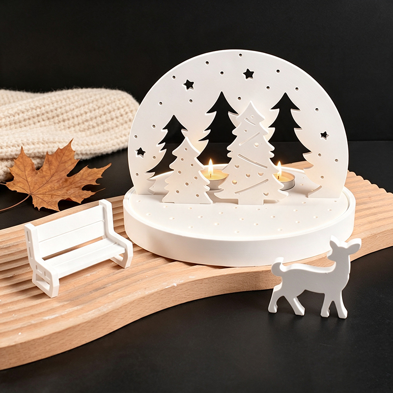Christmas Elk Tealight Candle  - огляд і ціна Candle Holder Supplies