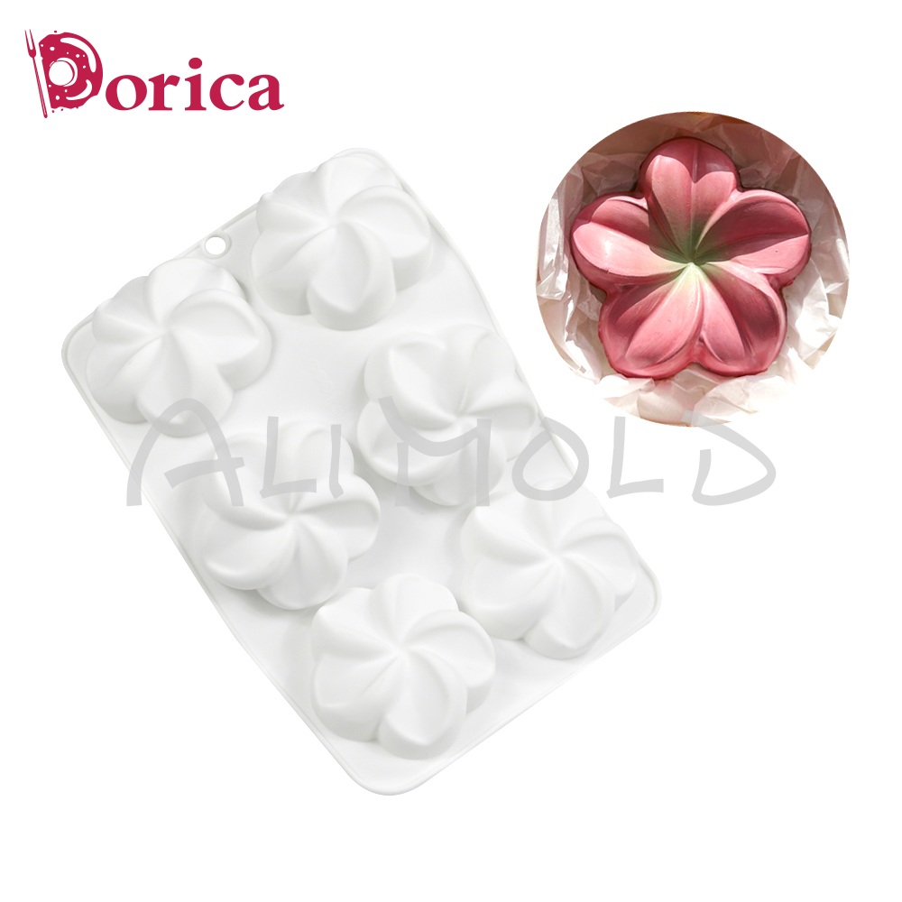 6 Cavities Flower Silicone Mou - огляд і ціна Candle Supplies Eu