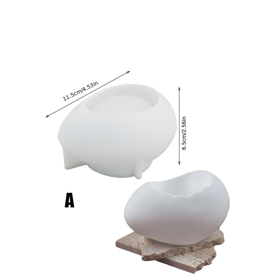 [Resin Mold]  Silicone Egg Mol - огляд і ціна Candle Holder Supplies