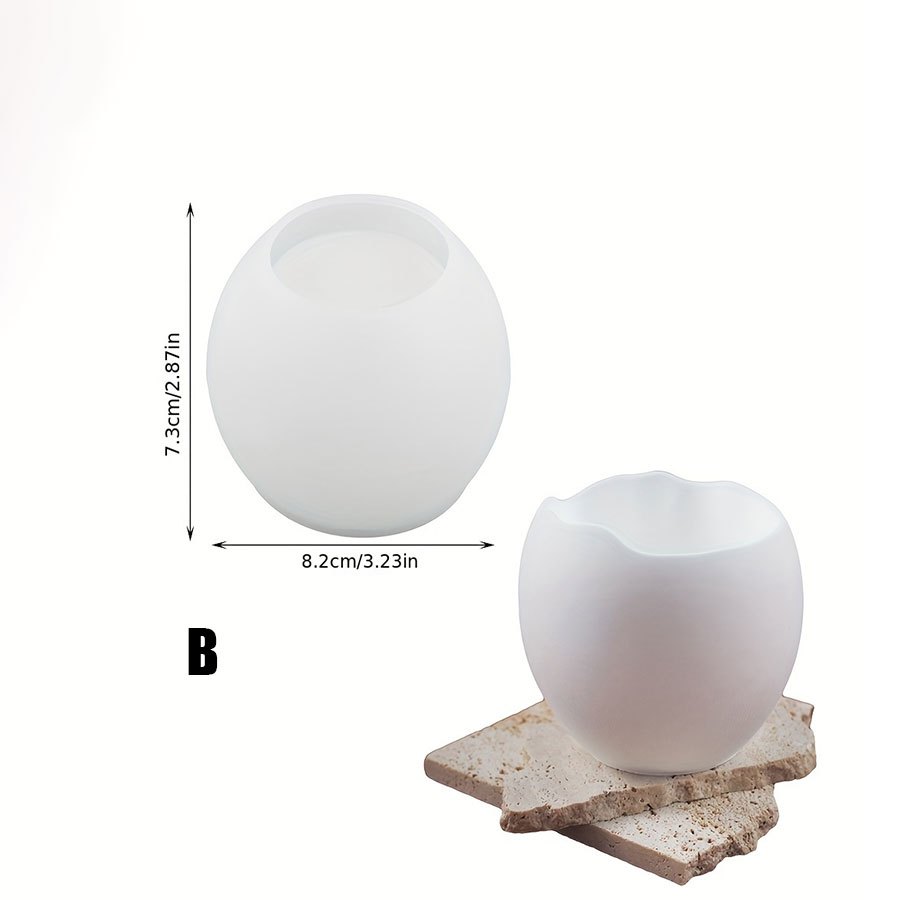 [Resin Mold]  Silicone Egg Mol - огляд і ціна Candle Holder Supplies