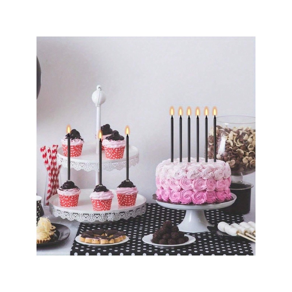 24 Pieces Metallic Candle Long - огляд і ціна Candle Holder Supplies