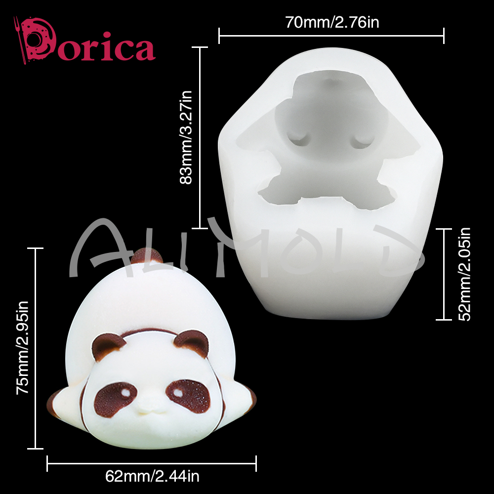 Panda Silicone Mold Fondant Ch - огляд і ціна Candle Supplies Eu