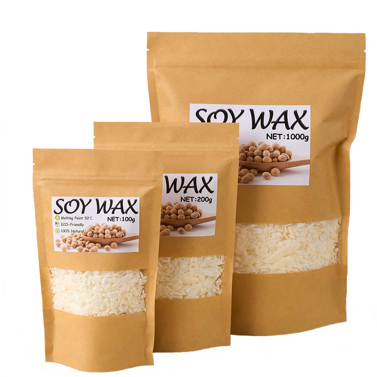 1 Pounds Pure White Soy Wax Fo - огляд і ціна Candle Supplies Kit