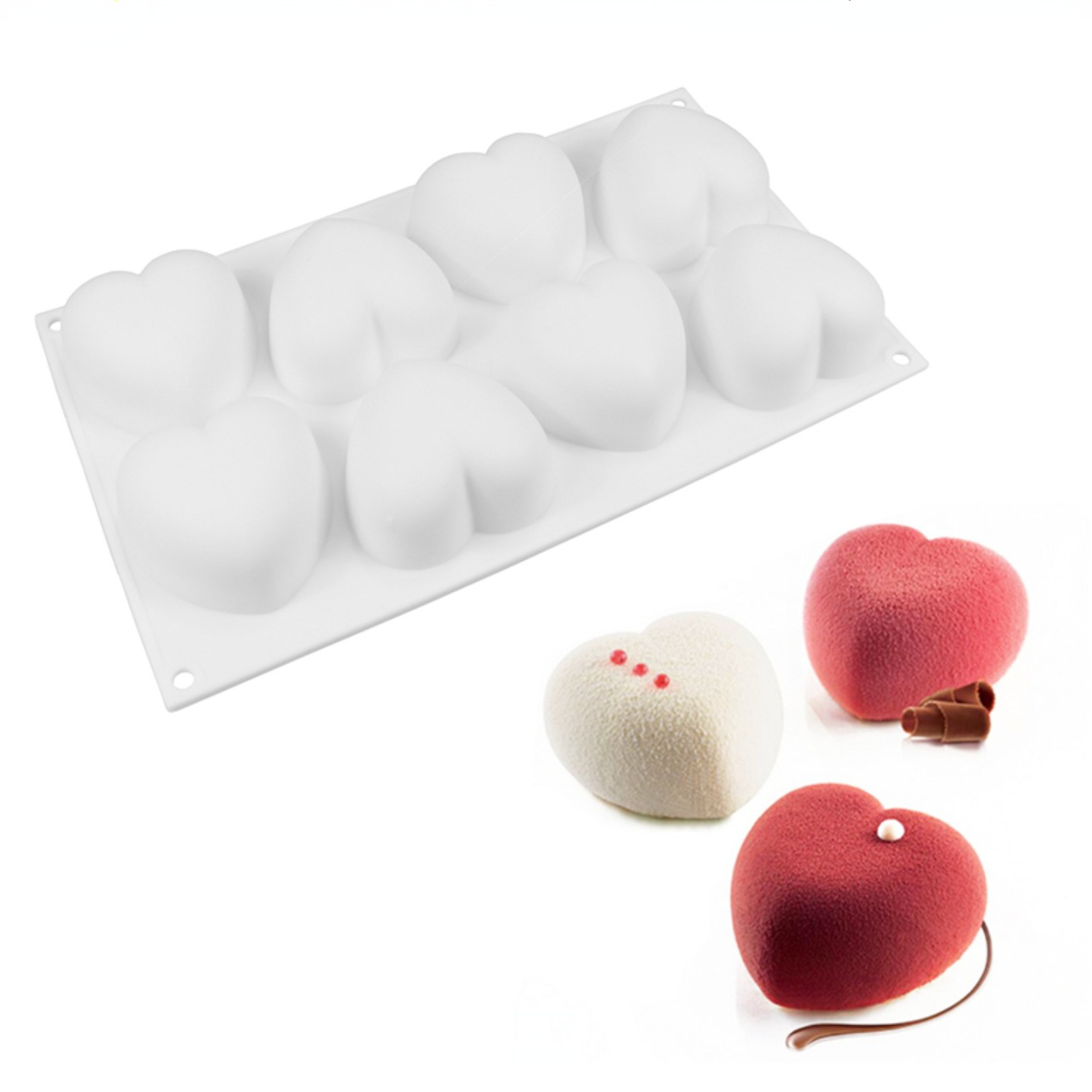 Love Heart Silicone Soap Mold  - огляд і ціна Candle Supplies Kit