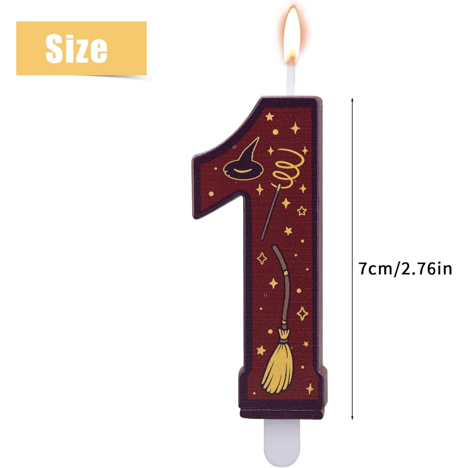 1 Set Number 0-9 Magical Theme - огляд і ціна Candle Supplies Usa