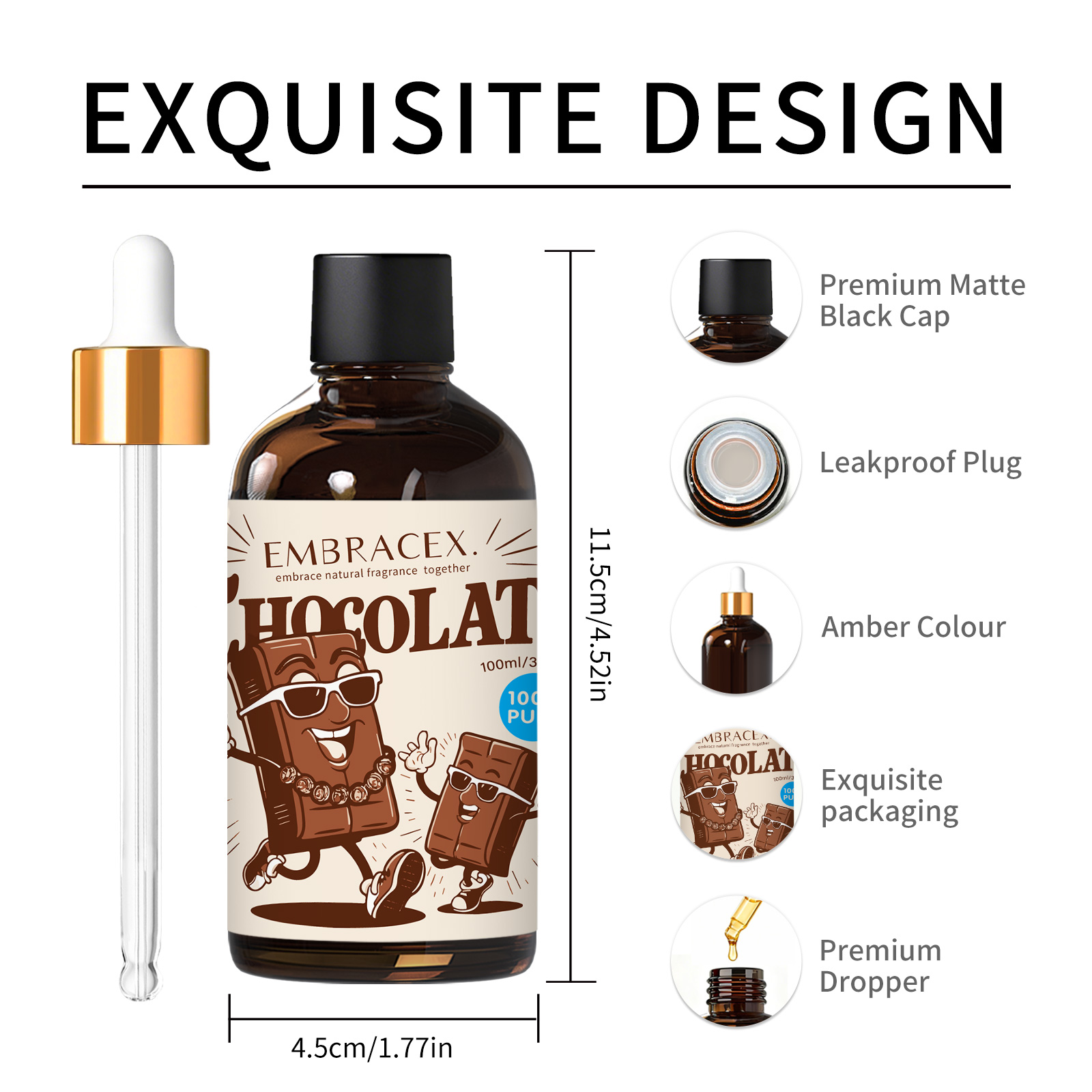 100ml Chocolate Essential Oil  - огляд і ціна Candle Supplies Essential Oils
