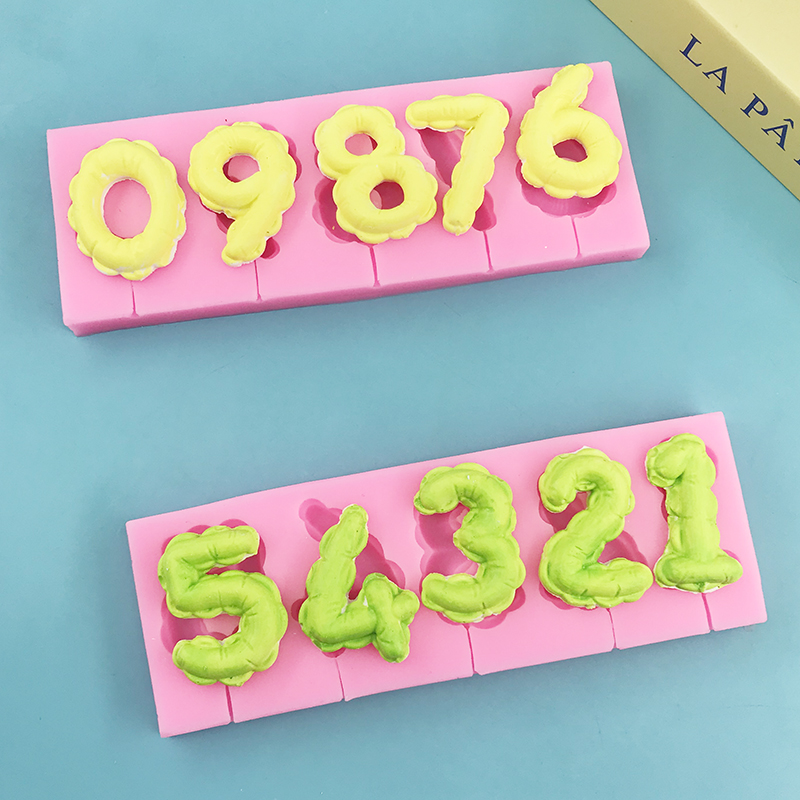 Arabic numeral silicone mold D - огляд і ціна Candle Supplies Eu