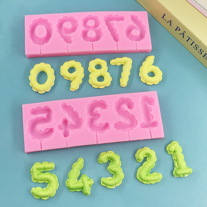 Arabic numeral silicone mold D - огляд і ціна Candle Supplies Eu