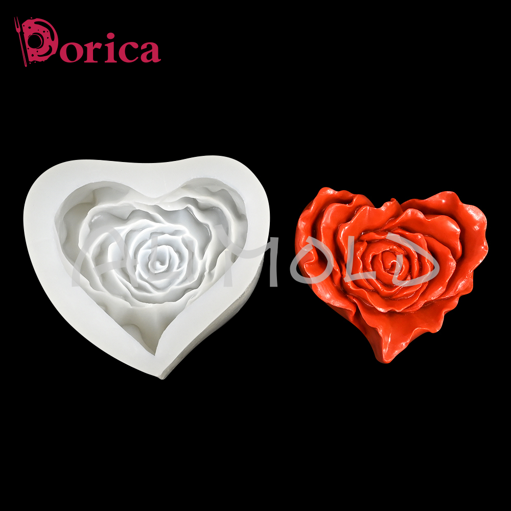 Rose Heart Silicone Candle Mol - огляд і ціна Candle Supplies Eu