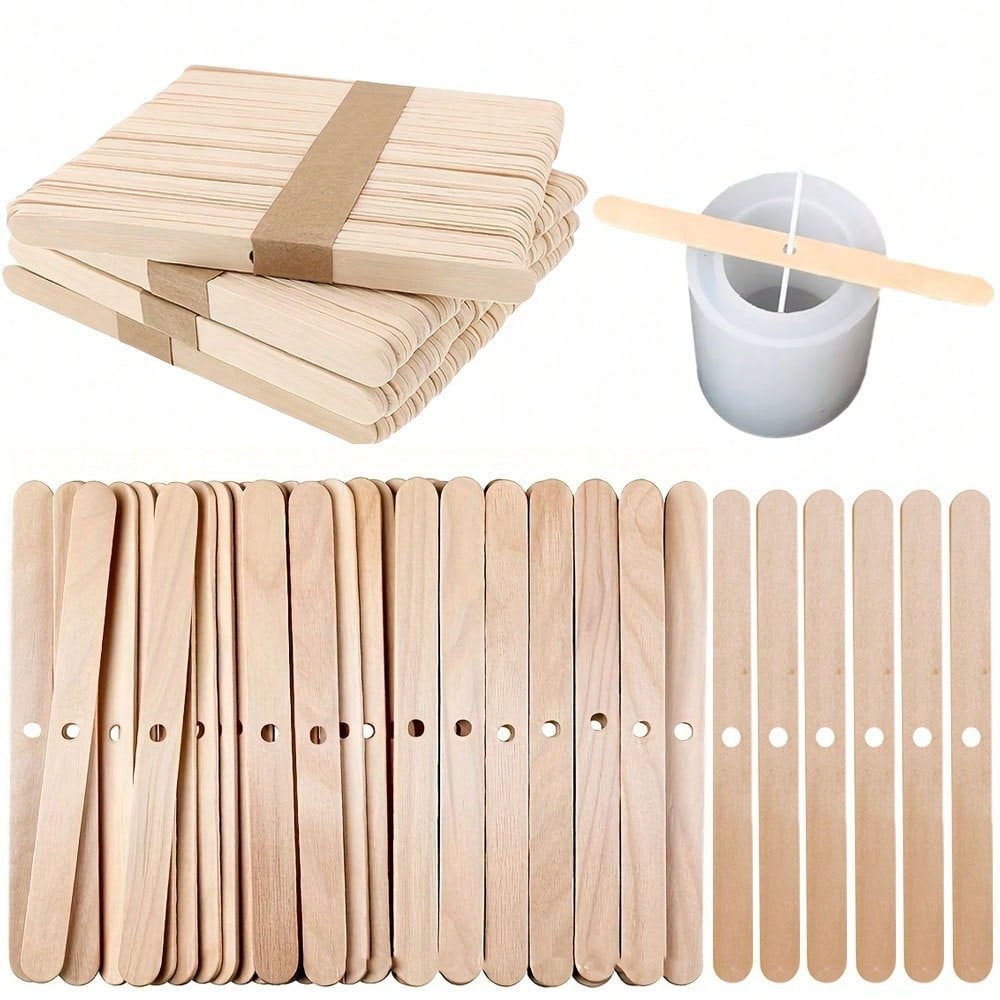 5/10/20/30/50pcs Wooden Candle - огляд і ціна Candle Supplies Kit