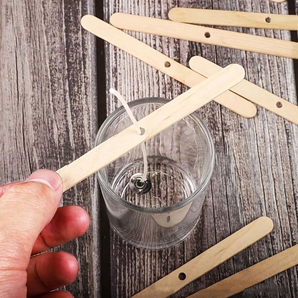 5/10/20/30/50pcs Wooden Candle - огляд і ціна Candle Supplies Kit
