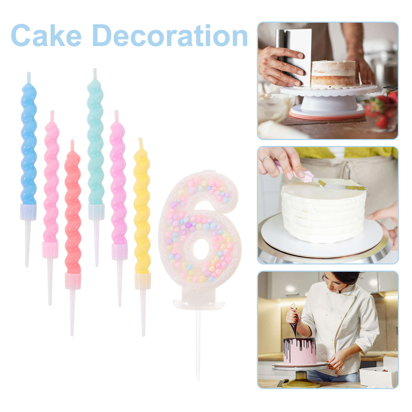 13Pcs Colorful Spiral Birthday - огляд і ціна Candle Supplies Usa