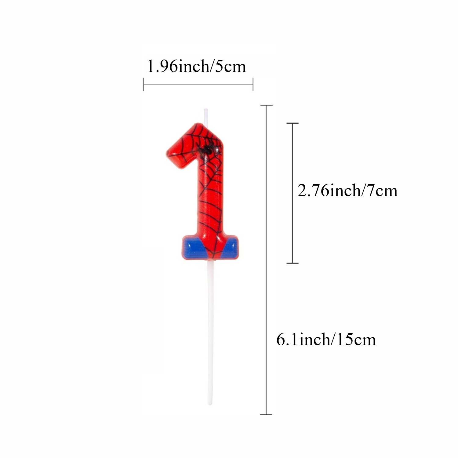 Spider Party 0-9 Birthday Cand - огляд і ціна Candle Supplies Usa