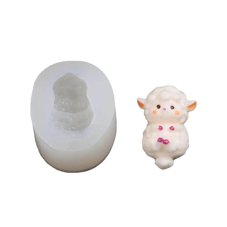 Creative Cartoon Sheep Silicon - огляд і ціна Candle Supplies Eu