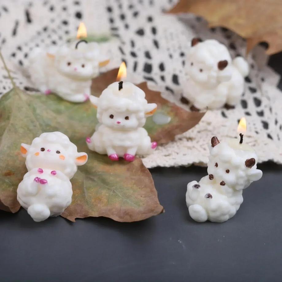 Creative Cartoon Sheep Silicon - огляд і ціна Candle Supplies Eu