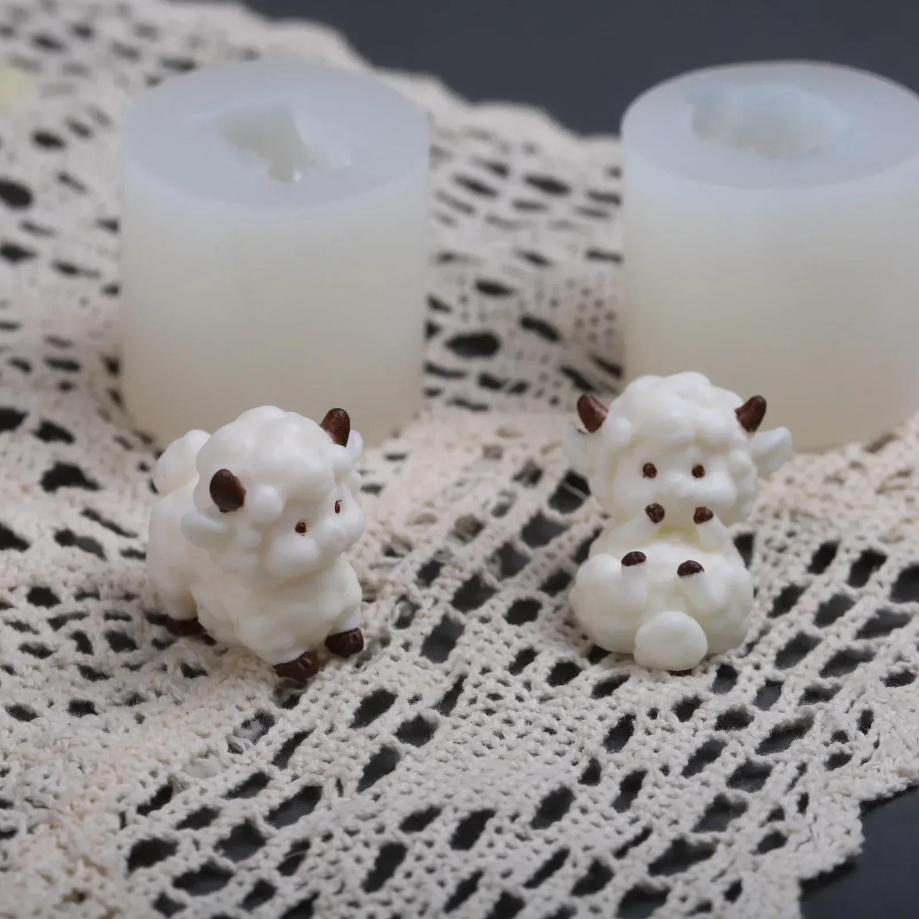 Creative Cartoon Sheep Silicon - огляд і ціна Candle Supplies Eu