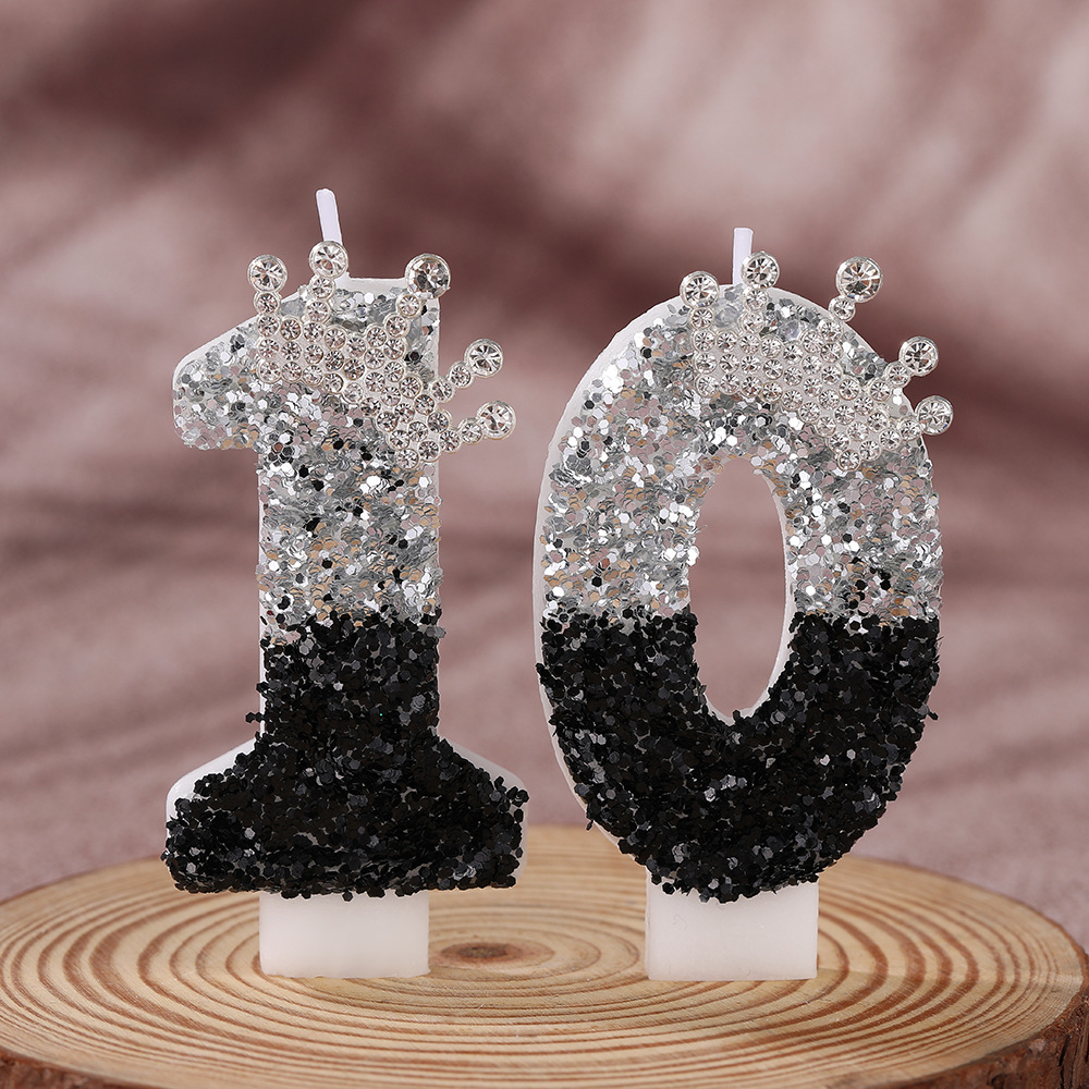 Black Silver Gradient Crown Ha - огляд і ціна Candle Supplies Usa